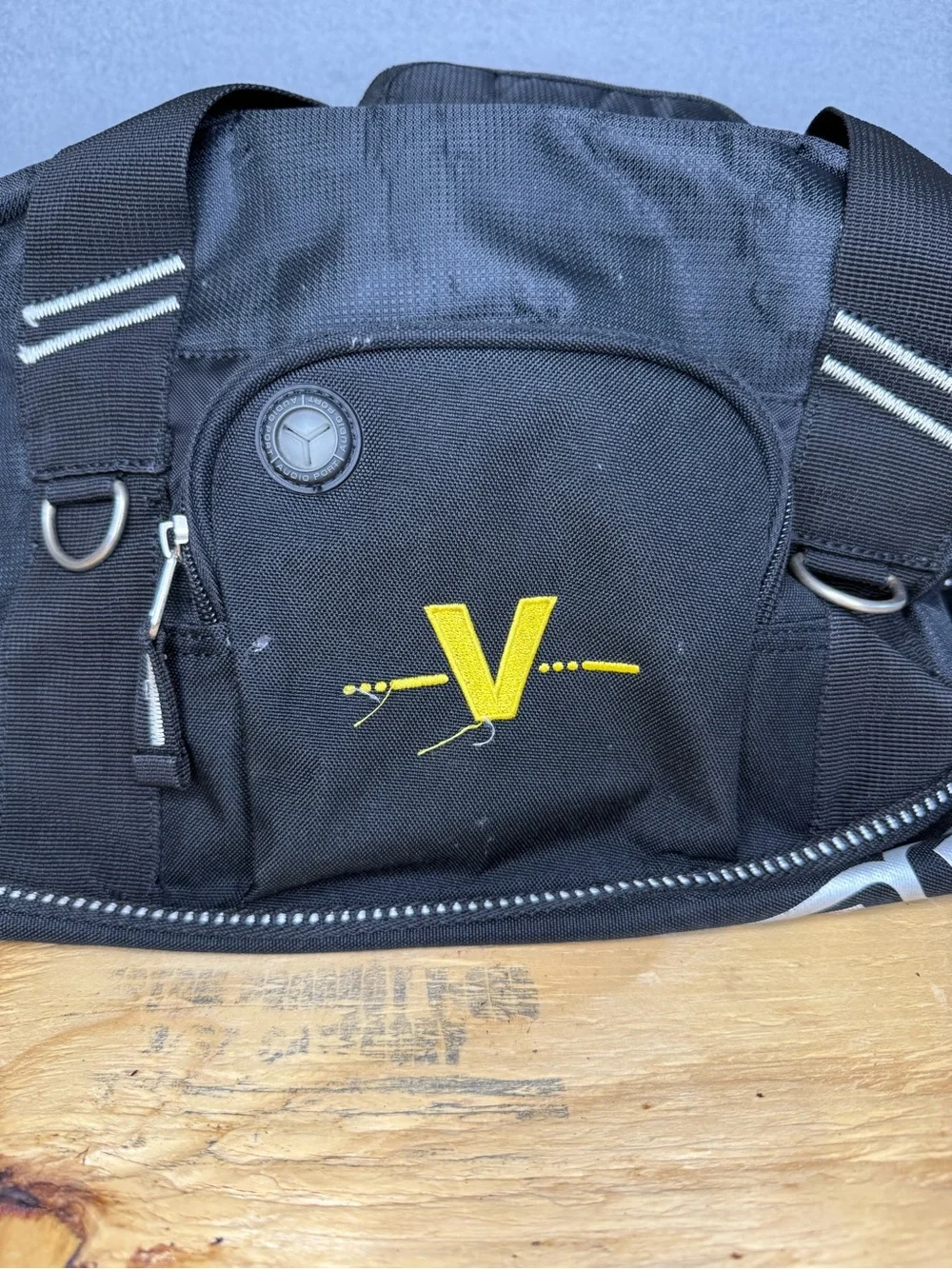 OGIO Half Dome Small Black Nylon Duffel Gym Bag Zip 5L Shoulder Strap